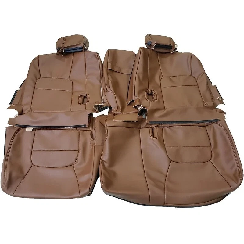 PARA MITSUBISHI PAJERO MOTOPTES 2018-2024 CUBIERTAS DE CUERO PERSONALIZADAS PARA COCHE 5-8 ASIENTOS Foto 2 de 4