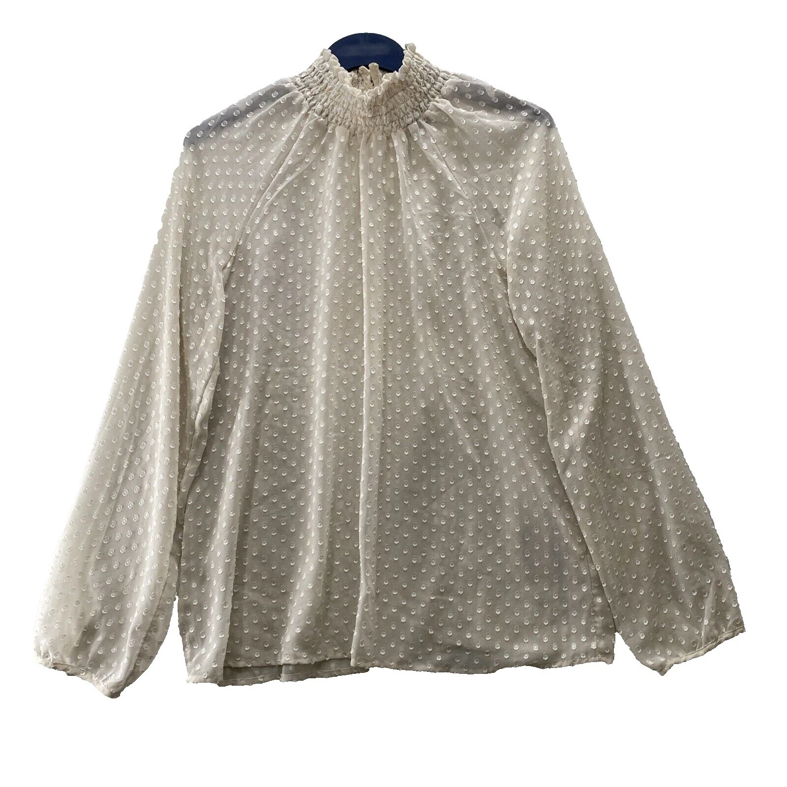 Женские деловые топы в горошек Mossimo