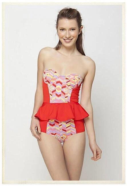 Swimsuit with cheap detachable skirt