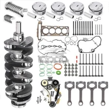 Complete Engine Rebuild Kit Crankshaft Rods Timing For Chevrolet Buick GMC 2.4L