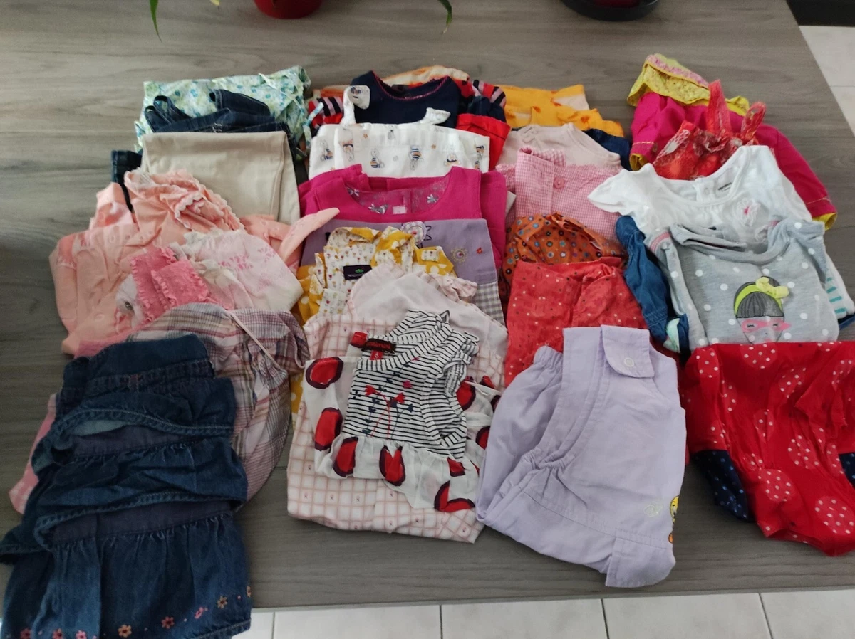 Lot vêtements bébé fille été 6 mois