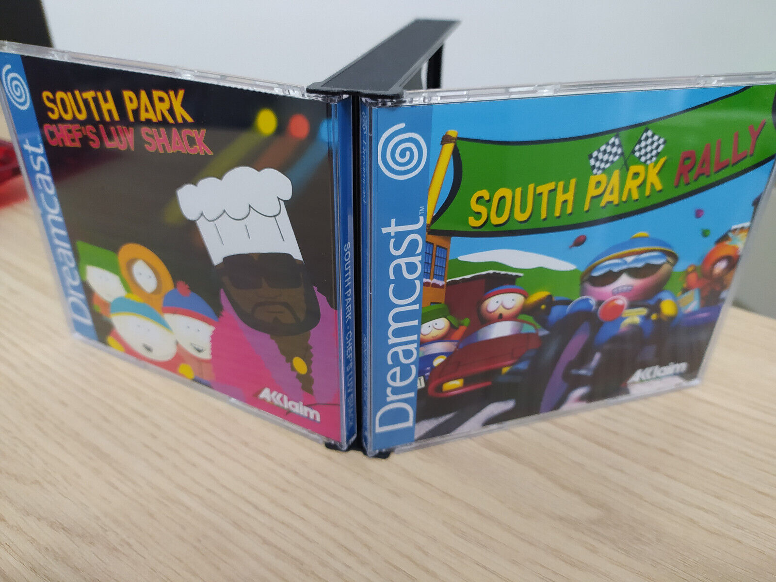 DREAMCAST Dual pack : South Park Rally + Chef's Luv Shack (REPRO)