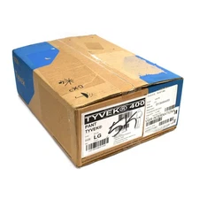 (12) DuPont TYVEK 400 Disposable Pants Cleanroom Elastic Waist White Large L