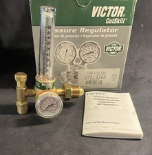 Victor 0781-2723 HRF-1425-580 Flow Meter Cylinder Nitrogen/Argon/Helium