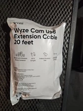 20ft Extension Cable for Cameras Indoor/Outdoor White