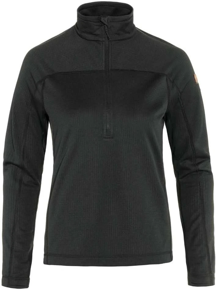 Women's Lightweight Fleece Half-Zip – Eco Recycled Polyester, Breathable
