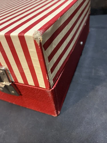 Imperial Party Time Record Player Model 100 Turntable Red White Rainbow Works - Picture 12 of 16