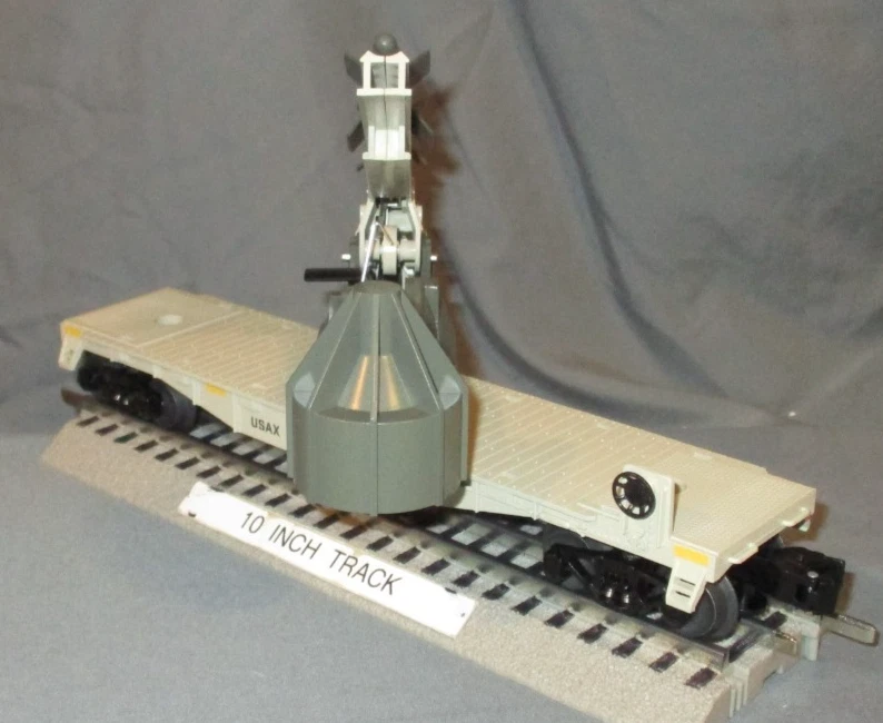 Lionel 23013 U.S. Army 6650 Style Operating Missile Launching Flatcar O/027 ga. - Image 3 of 4