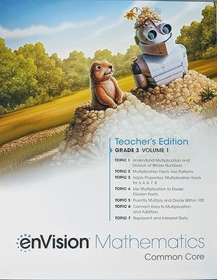 envision Mathematics Teacher's Edition Grade 3 Volume 1