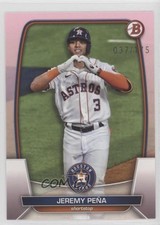2023 Bowman Pink 37/175 Jeremy Pena Jeremy Peña #77 0qw3