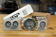 Vw Type 1 Bug Isp Gauge Set 120mph Speedo Wgas Tach Oil Pressure Oil Temp Beige