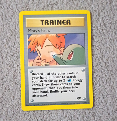 Wizards of the Coast Misty's Tears 118/132 Gym Heroes Englisch 2000