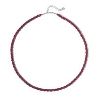 Cavill Granat Halskette 1,59Ct Rhodiniert 925 Silber Damen Schmuck