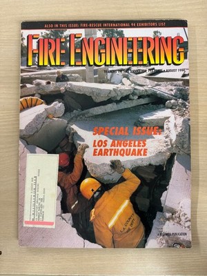 Fire Engineering Magazine August 1994 Special Issue Los Angeles Earthquake