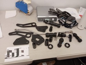 Forward Control Pegs Linkage Levers Fit For Harley Sportster Iron 883 1200 04-13