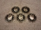 2003-S - 2007-S 50C (Proof) Silver DCAM Kennedy Half Dollar's In Capsules