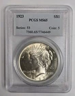 1923 Peace Silver Dollar PCGS MS65