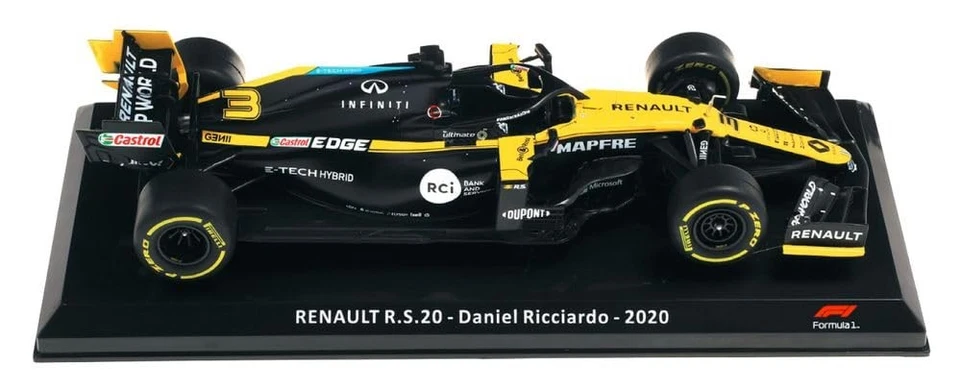 Colección DeAGOSTINI 1/24 Gran Escala F1 Nº 39 Renault RS20 Daniel Ricciardo ’ Foto 3 de 4