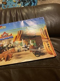 Vintage LEGO System 6765 Wild West Gold City Junction Instruction Manual ONLY