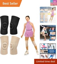 2-Pair Figure Ice Skating Knee Pads, Gel Dance Cushion and Support .