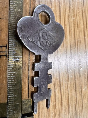    ️ Vintage Car Automobile Ignition Key marked BASCO 