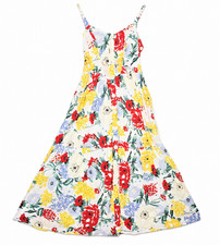 Urban Outfitters XS Floral Button Down Midi Dress Cottagecore Coastal Ret. $79