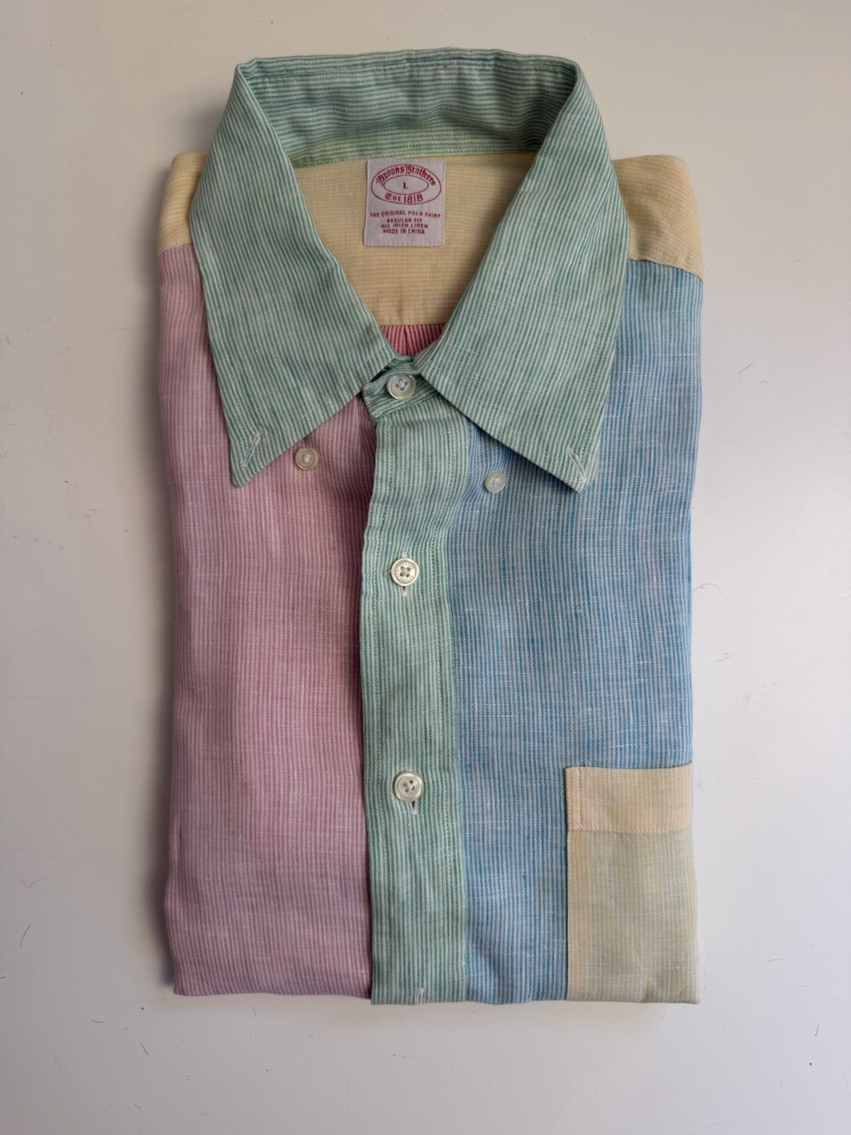 Brooks Brothers Button Down Size Large Button Mul… - image 6