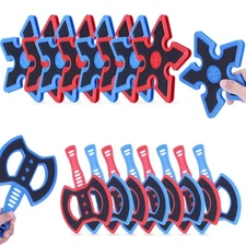 Throwing Axes and Stars Set for Axe Throwing Game for Backyard, Durable and F...