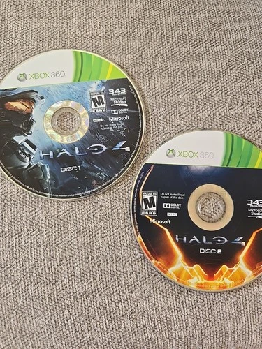 Halo 4, Xbox 360, Discs 1 And 2 Only, NO USPS TRACKING