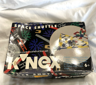 K'Nex Space Shuttle Color Coded Building Set 119 Piece Set # 10008