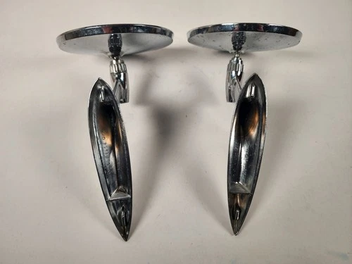 Pair of vintage Original 2 Chevrolet Chevy Side Mirror Mirrors Part# 3821956 