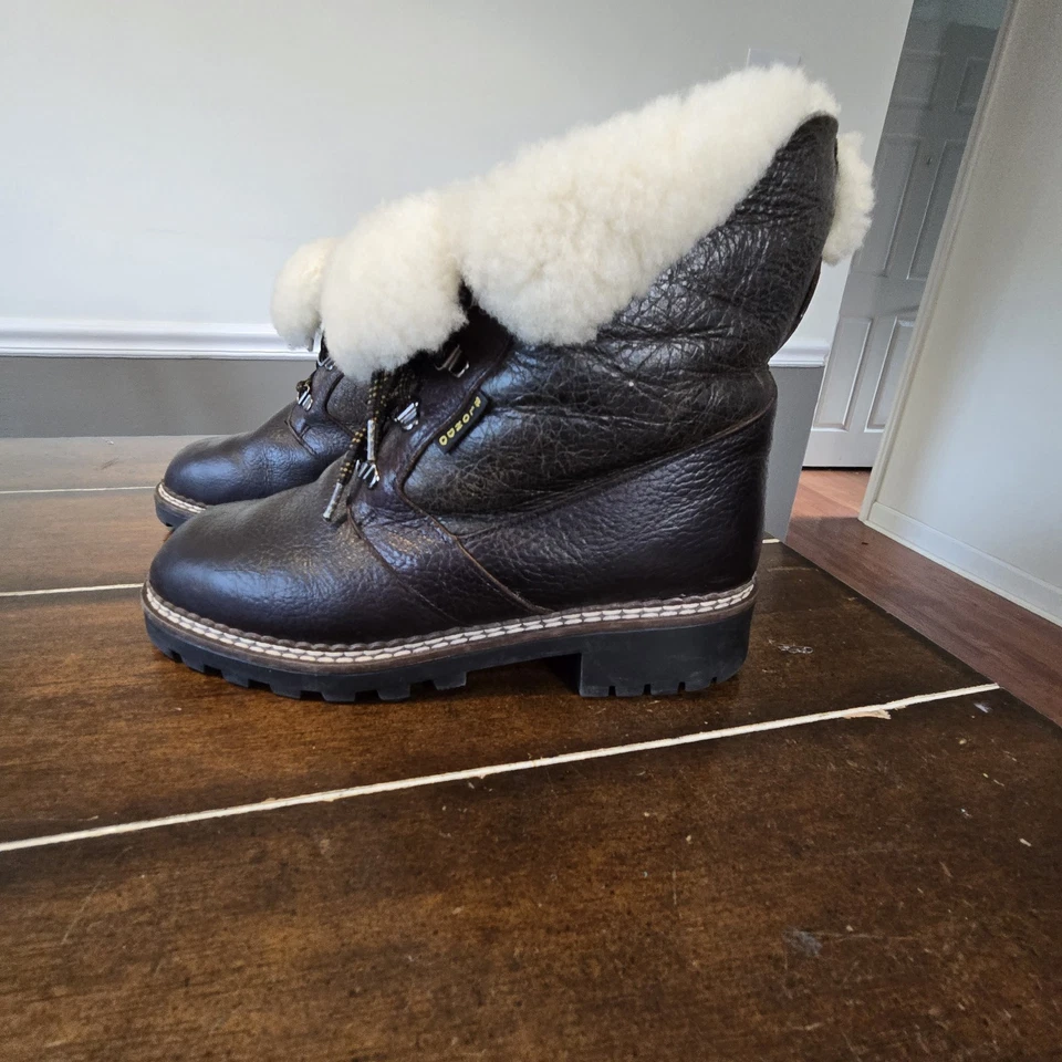 Botas de cuero marrón piel de oveja Blondo Canada Chukka 9 D Foto 2 de 4