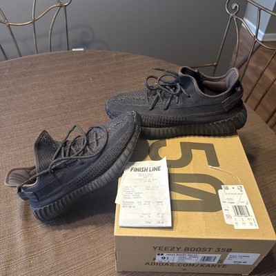adidas Yeezy Boost 350 V2 Size 9.5 Triple Black Non-Reflective