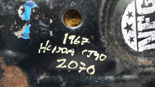 1967 HONDA CT90 CT 90 TRAIL SEAT PAN - Picture 22 of 23