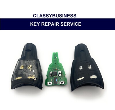 Saab 9-3 9-5 93 95 Aero 4 Tasten Fernbedienung Schlüsselanhänger Reparatur Aufarbeitung Service