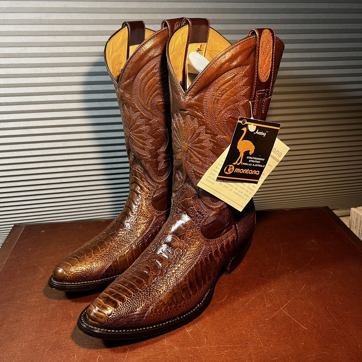 New, Unused Montana 61925 Western Boots, Size 7.5