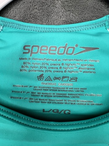 Speedo Rash Guard Swim Shirt Long Sleeve Dolphins Summer Beach Youth Large NWT** - Picture 10 of 14