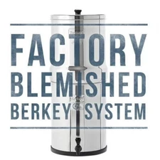 Royal Berkey System 3.25 Gal Factory Blemished w/2 Brand New BB92 Black Filters