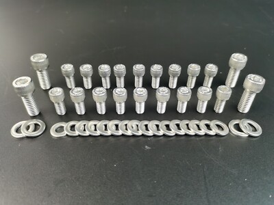 Para Motor 302 351W Kit De Pernos De Pan De Aceite En Acero Inoxidable Para Ford