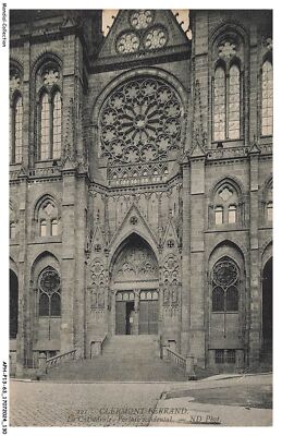 APHP13-0938-63 - Clermont-Ferrand - Die Kathedrale - Portal Western