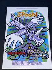 Spoon Cow Airplane With People Hands Original Concert Poster From 2005