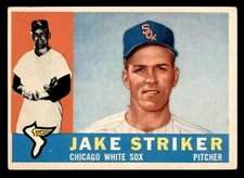 1960 Topps Baseball #169 Jake Striker VG/EX *d2