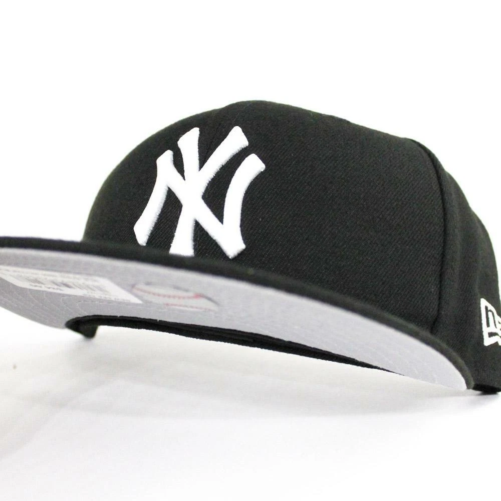New York Yankees MLB Authentic New Era 59FIFTY Fitted Cap HAT 5950 BLACK WHITE