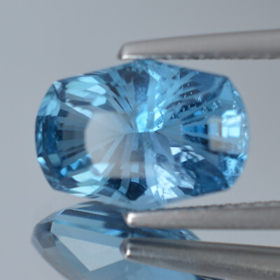 5.22Cts Nice Looking Natural London Blue Topaz Collection Fancy Cushion Cut