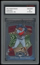 JUAN SOTO 2021 PANINI MOSAIC PRODUCERS 1ST GRADED 10 BASEBALL CARD NATIONALS