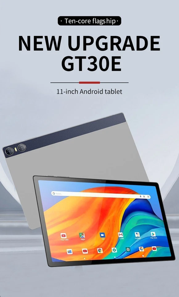 New 11 inch Screen Tablet PC Android 13.0 16GB+1TB 10500mAh 2560X1440 HD Bluetoo - Image 2 of 4