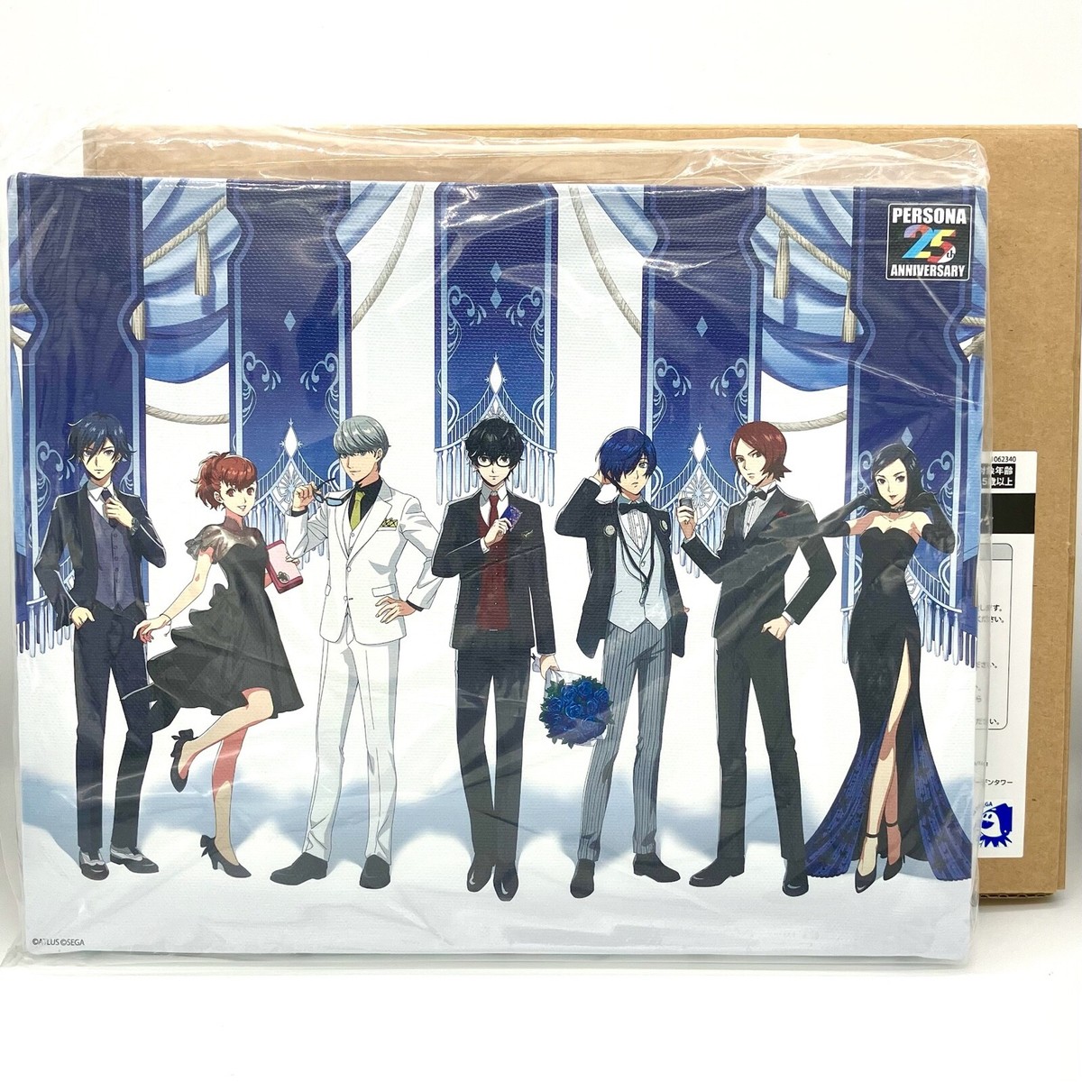 PERSONA 25th ANNIVERSARY フレームアート Persona 25th Hero Heroine Canvas Graphic Art Board [Sega Lucky