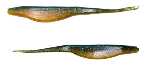 Señuelo de pesca Zoom Super Fluke estilo jerkbait suave 5" 20 quilates plástico suave lubina - Imagen 6 de 32