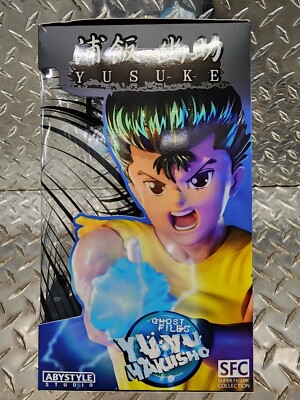 Abystyle Yu Yu Hakusho Ghost Files SFC 19 Figure Statue Yusuke Urameshi New