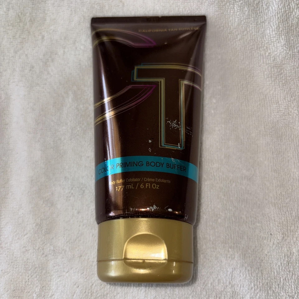全新 California Tan 无日晒色底漆身体缓冲去角质 6 盎司划痕 — 第 2/4 张图片